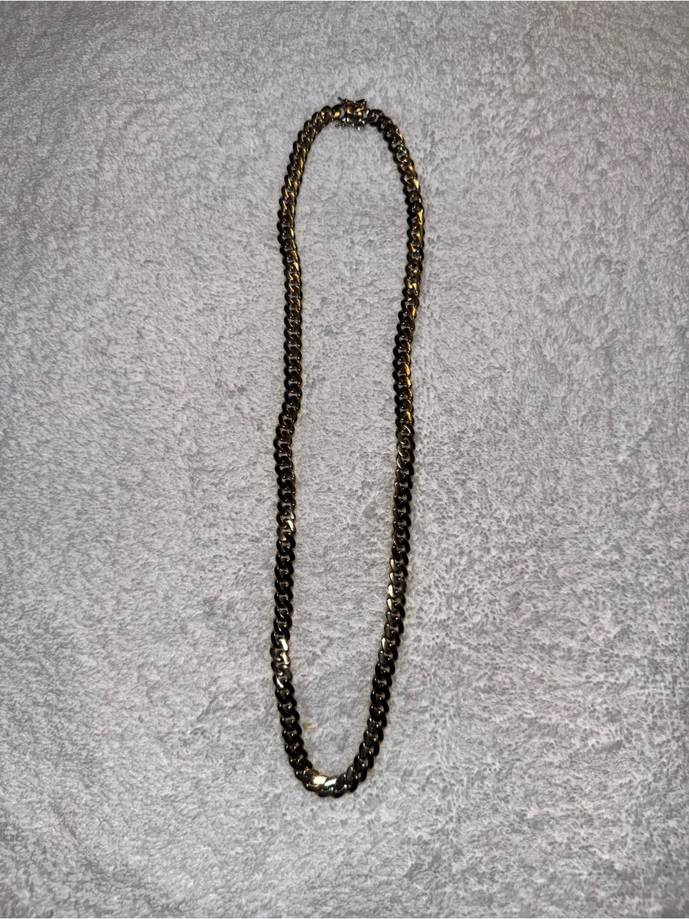 Classic Cuban Link Chain Necklace in Gold 6mm 24”